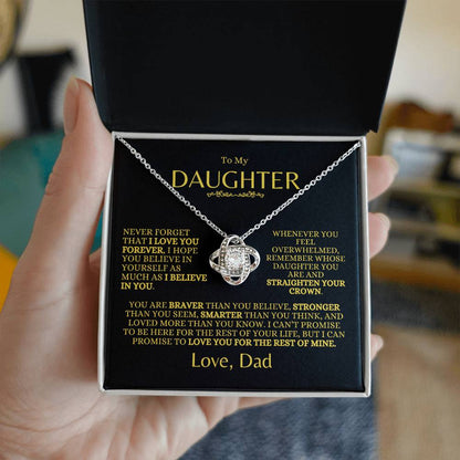 Beautiful Gift for Daughter From Dad Necklace🥰 - Buy 1 at 50% Buy 2 for another 50% OFF 🎁